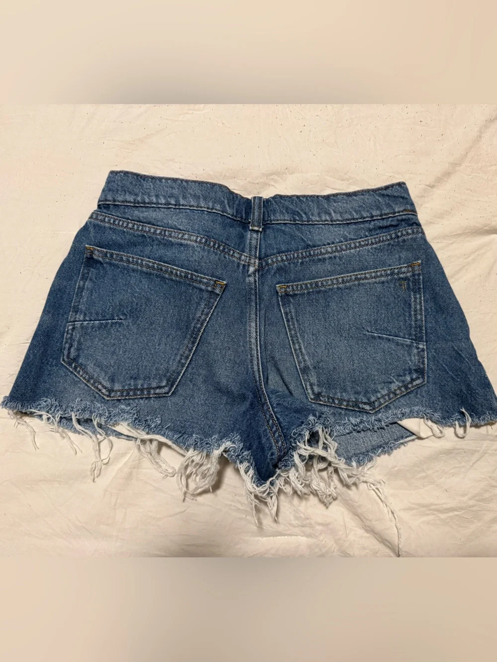 Anthropologie Women's High-Rise Denim Shorts - Picture 2 of 2